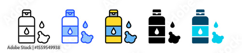 Toner Icon Collection With Multiple Styles