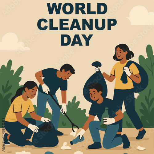 World Cleanup Day Illustration