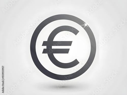 euro symbol on a white background
