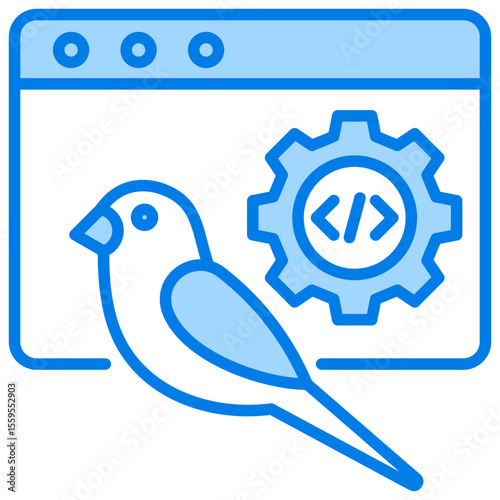 Blue-Green Deployment Icon