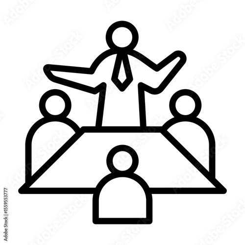 Supervisor Meeting Icon