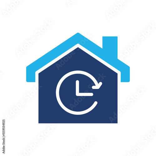 house for rent colored icon symbol vector design good for web or mobile app