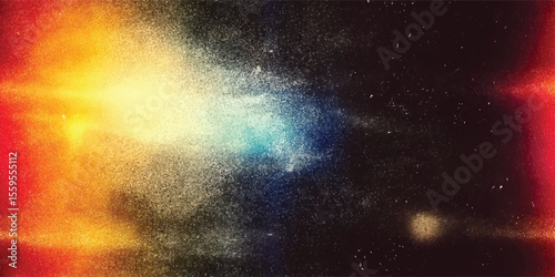 Vector seamless pattern, Film texture background with grain dust light leak lens flare