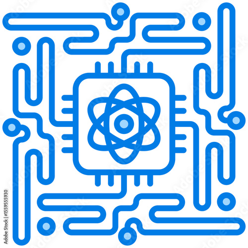 Quantum Cryptography Icon