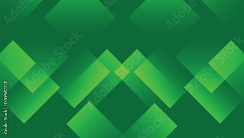 Abstract green vector background with stripes. vector illustration