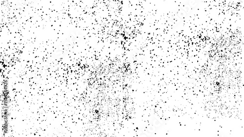Abstract black and white mottle background elements of graphic design, empty template for all design. Distress or dirt and damage effect concept.
