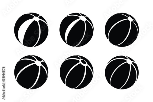 set of basketball balls