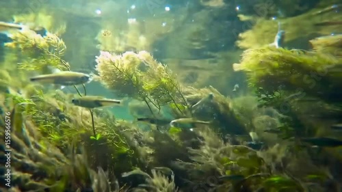 tropical fish in aquarium