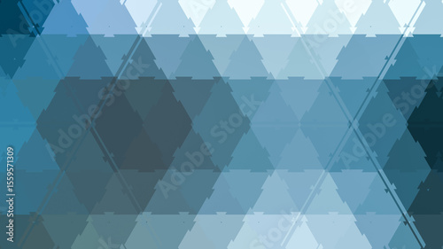 seamless abstract geometric pattern made of tessellating blue triangles. Sharp edges and a subtle color gradient create a cool, structured, and modern low-polygon design.