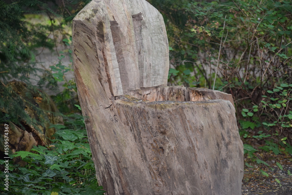 Fototapeta premium axe in the stump