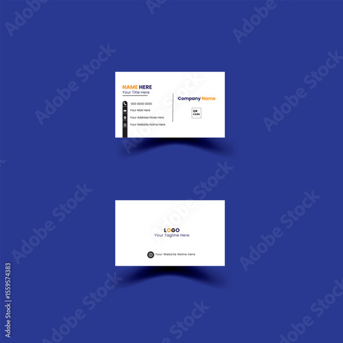 vector login form for website and business card design