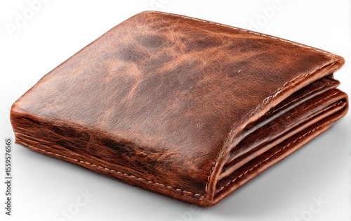 Brown leather wallet