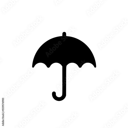 black umbrella icon