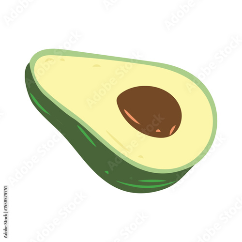 Color icon for  avocado