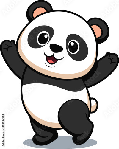 panda animal cartoon funny