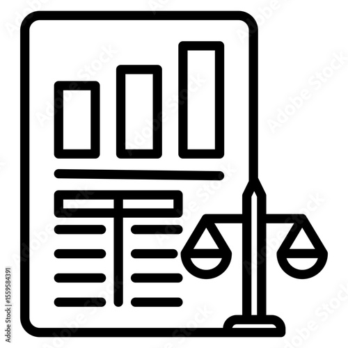 Balance Sheet line icon