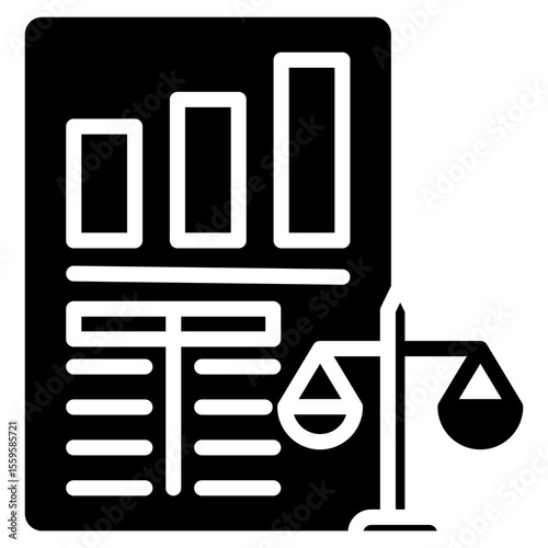 Balance Sheet glyph icon