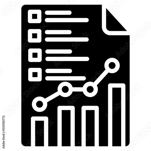 Expense Summary glyph icon