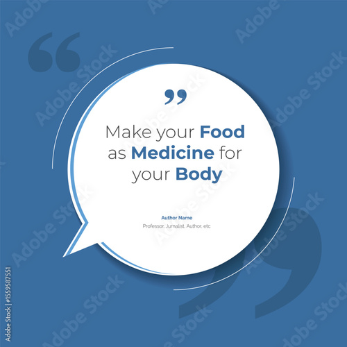 Bubble testimonial banner, quote, infographic. Social media post template designs for quotes. Empty speech bubbles, quote bubbles and text box