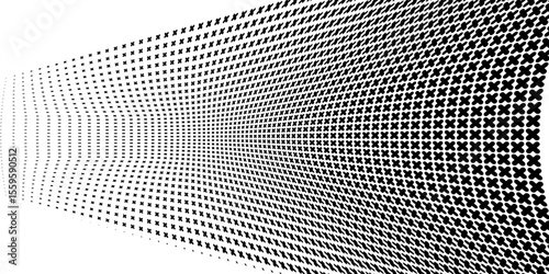 Black and white dither pattern background