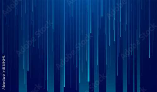 Glowing lines on blue background. Abstract modern lines. Cool gradient shapes. Graphic concept for your design