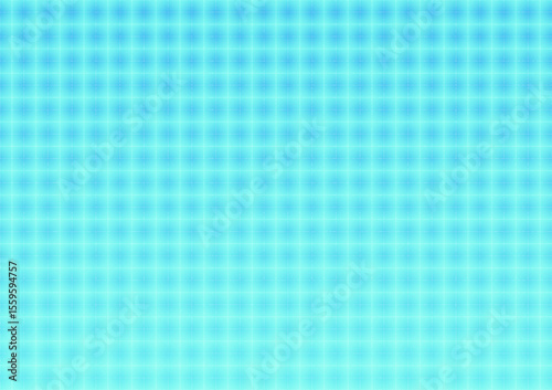 Aqua Grid An abstract visual symphony of light and color, showcasing a serene grid pattern with a gradient of calming blues and cyan hues. Ideal for digital backdrops and artistic designs.