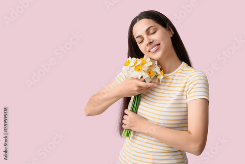Beautiful young woman with ...