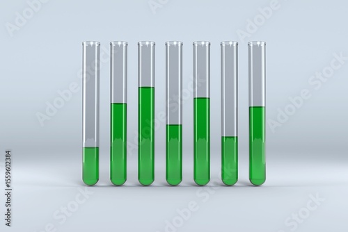 Test tube with chemical solution