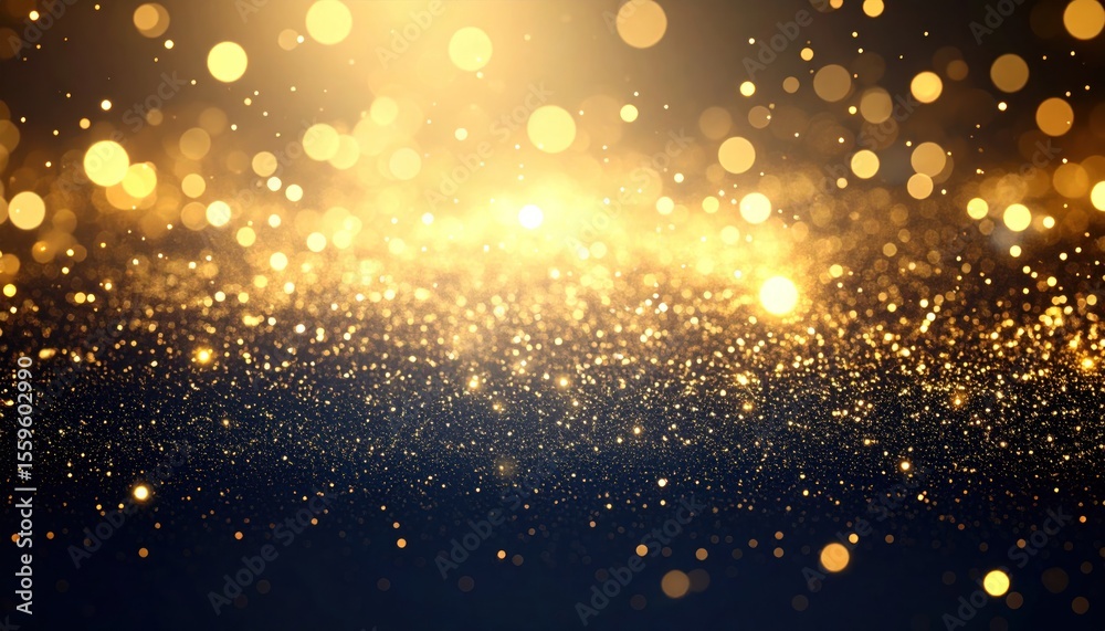 Fototapeta premium Golden glitter abstract background