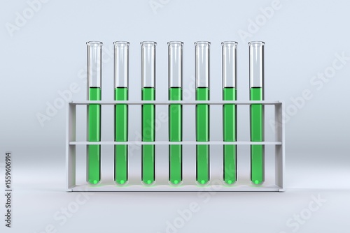 Test tube with chemical solution