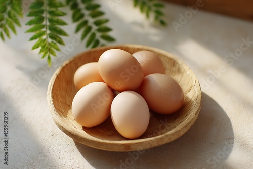 Eggs in a bowl