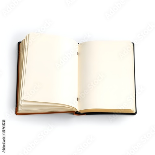 A sketchbook lying open, its pages flipping freely.

