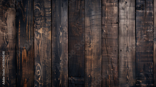 Wooden Texture. Close up of wall made of wooden planks