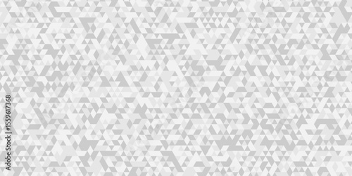 Abstract geometric wall tile and metal cube background triangle wallpaper. Seamless geometric pattern low polygon backdrop background. Gray diamond overlap polygonal background.	
