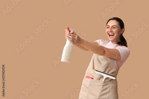 Beautiful young happy woman...