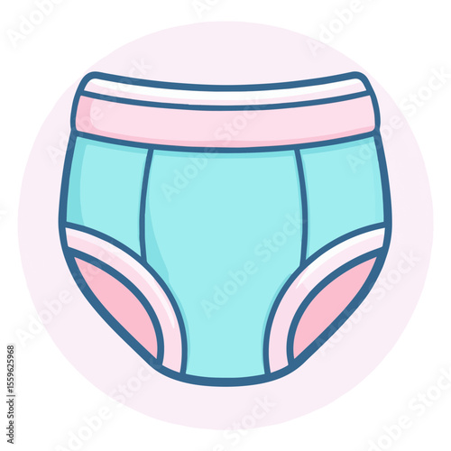 baby diaper illustration
