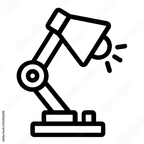 desk lamp icon