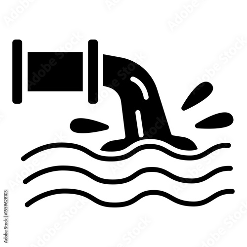 Water Waste Pipe Vector