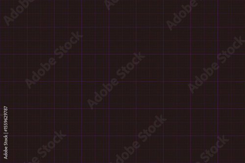 Black Background Grid Paper with Blue Purple Lines – Vector Template