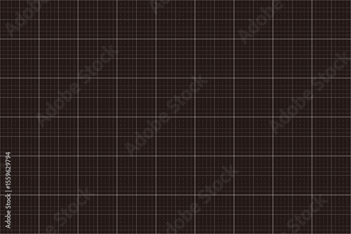 Black Background Grid Paper with White Lines – Vector Template
