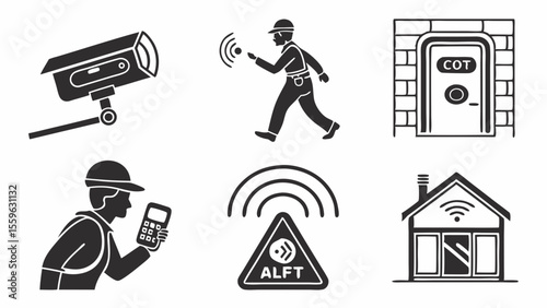 Security system icons
