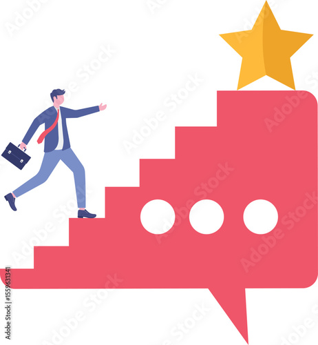 Advisor or consultant give advice to reach business goal, Advisor or consultant give advice to reach business goal, motivate employee to success in work,