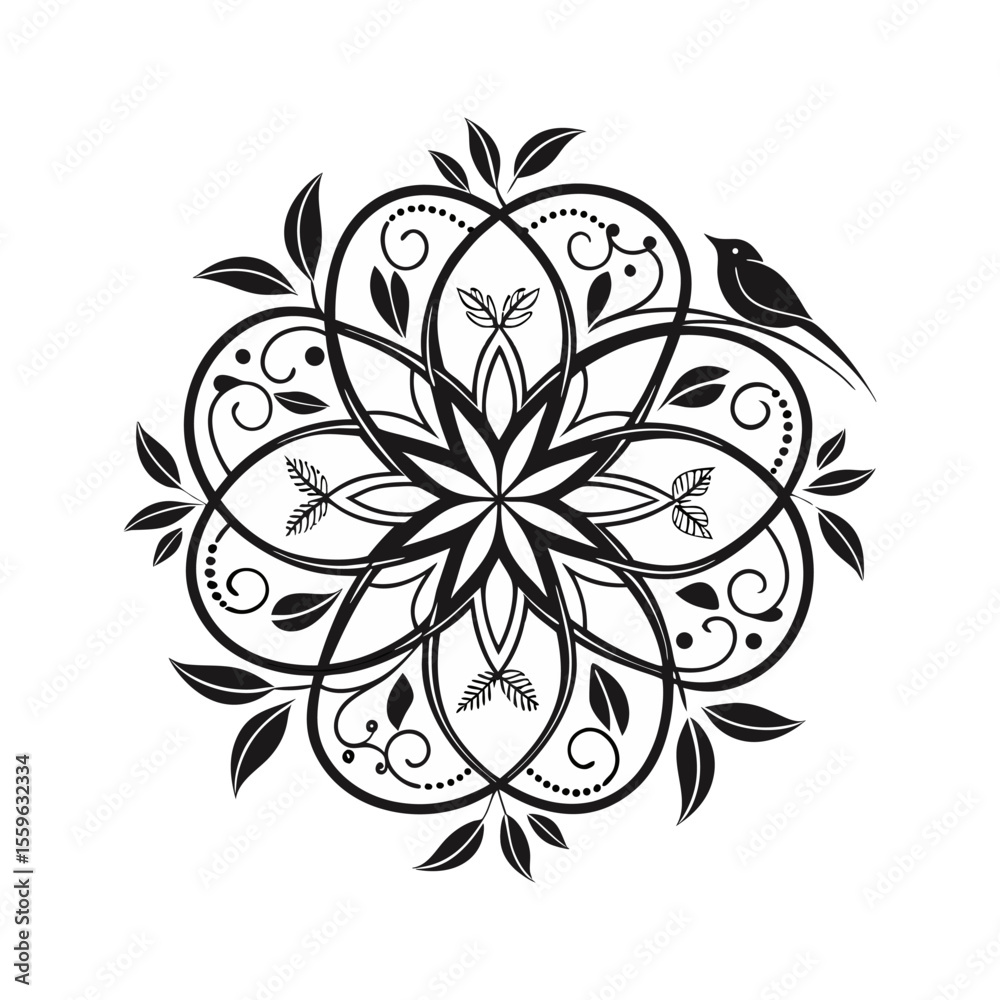 Fototapeta premium Ornamental luxury mandala pattern
