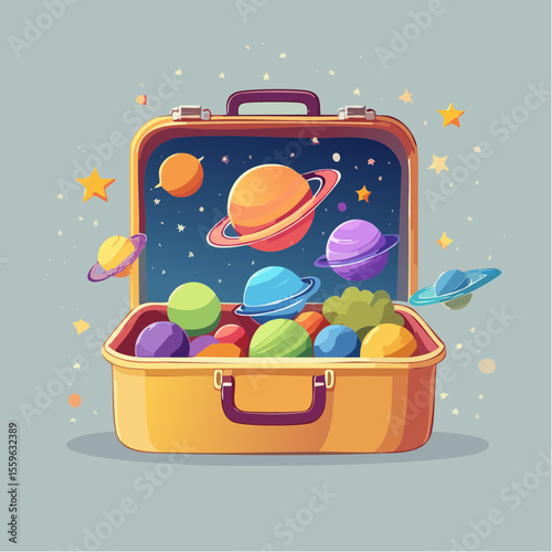 A lunchbox filled with planets and stardust – science is everywhere.
