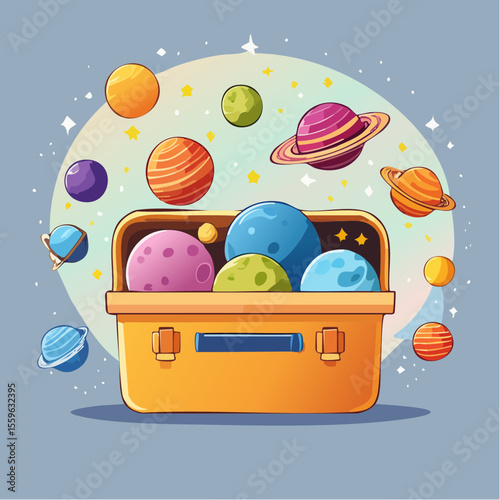 A lunchbox filled with planets and stardust – science is everywhere.
