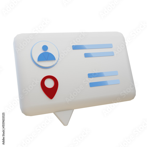 3d illustration of customer tags for icons sign and symbols.3d render.