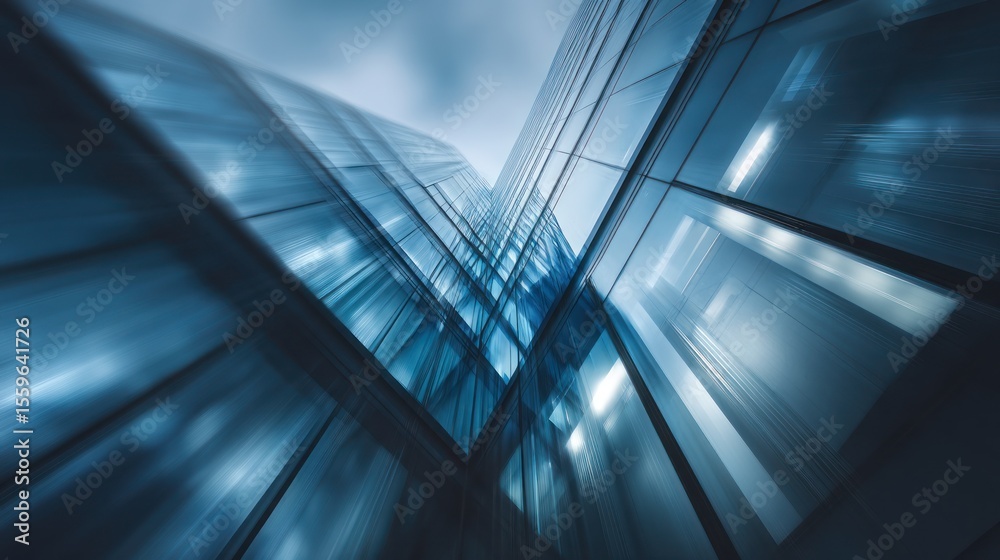 Obraz premium Modern glass building