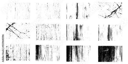 Different types of texture stamps vector collection urban grunge overlay, White background on cement floor texture, Abstract texture dust particle and dust grain on white background. 