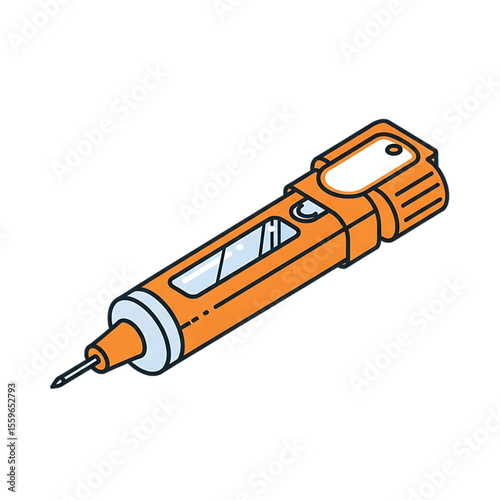 Insulin injector pen for diabetes treatment.