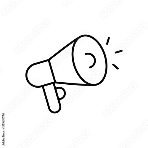 Megaphone Icon vector stock illustration